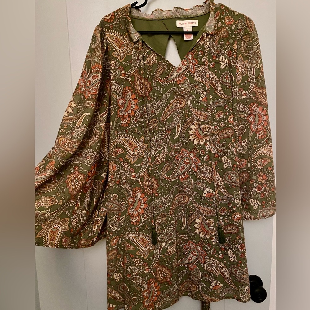 Flying Tomato Green Dress